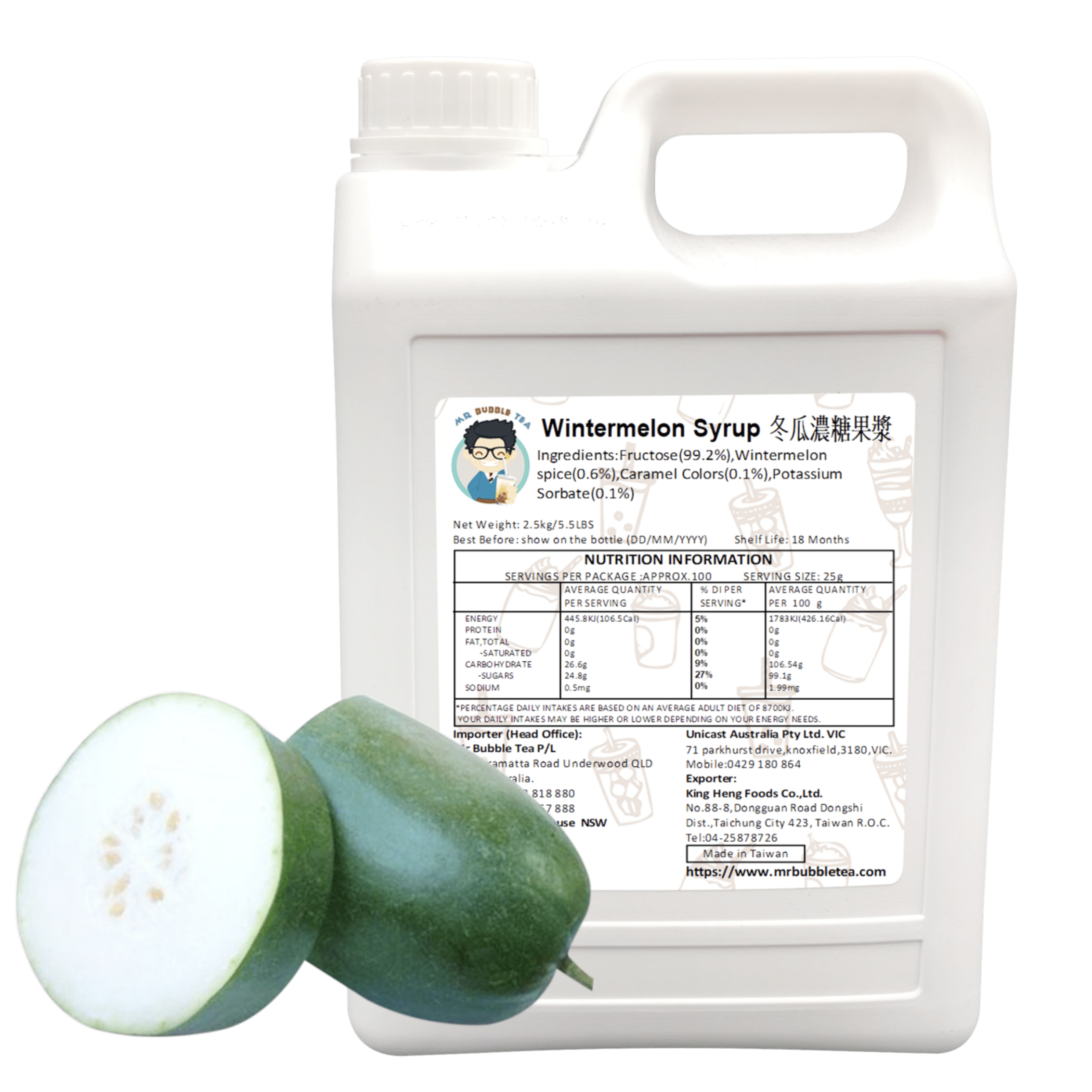 TC WinterMelon Conc. Juice (2.5kg)