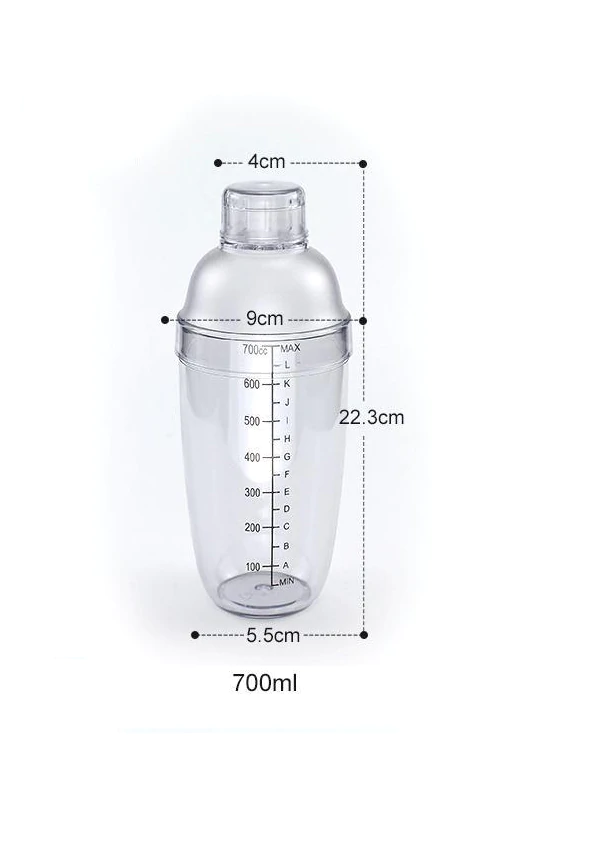 700cc PC Shaker Cup