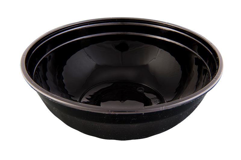 850 Black Plastic Bowl 50*6