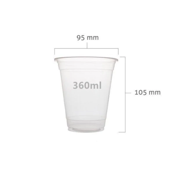 Y360 Clear cup (100*20)