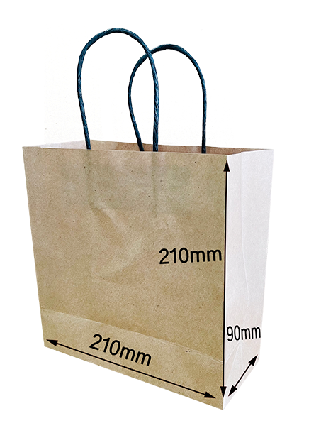 TwisHandle Paper Bags TWO CUPS(100pcs*4)